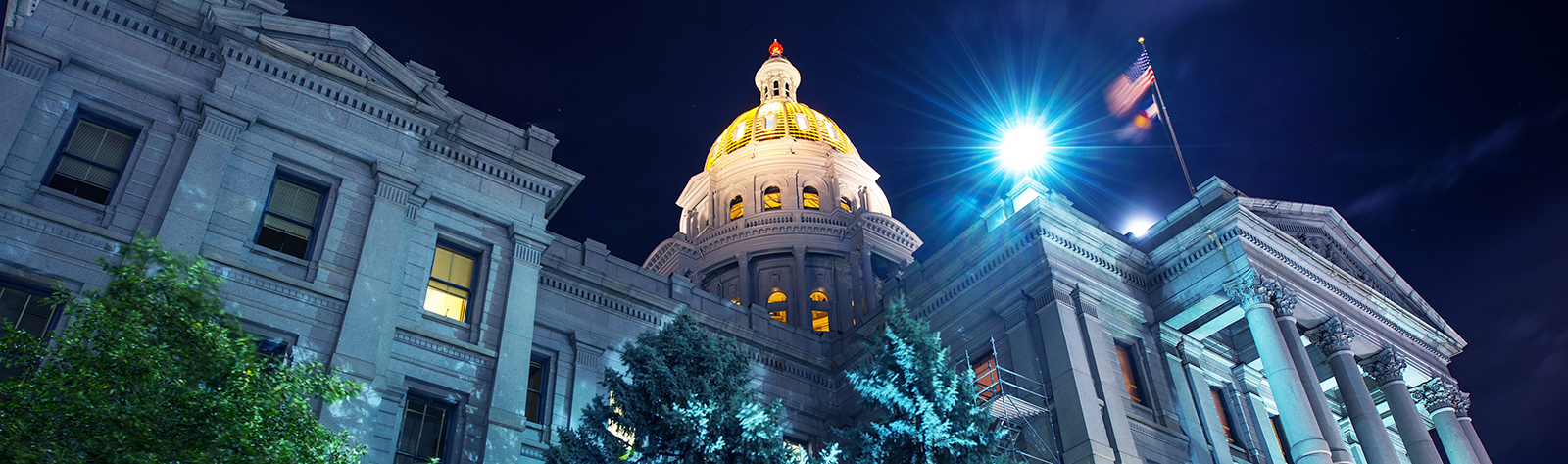 Colorado State Capitol. Capitol Building in Denver Colorado USA.