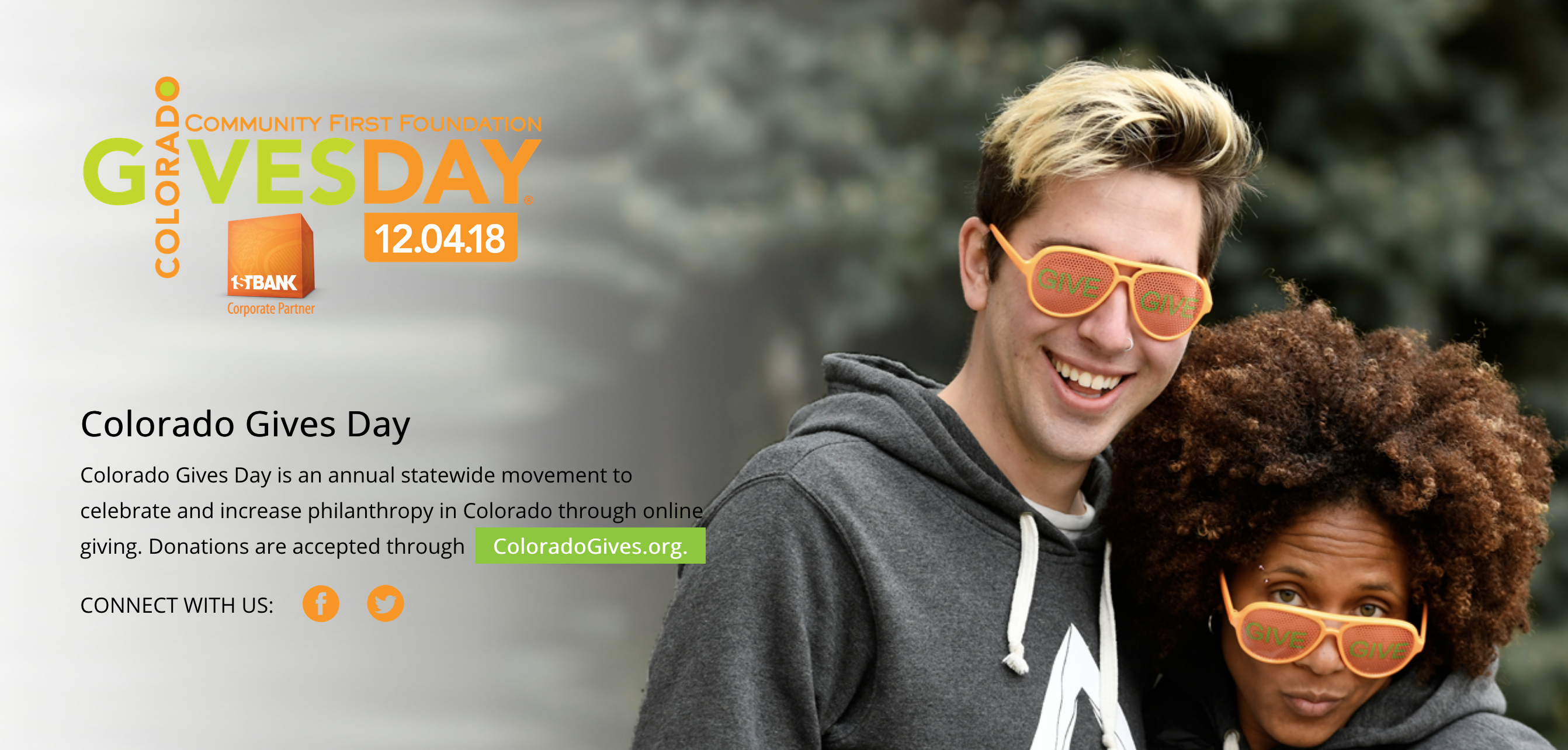 Colorado Gives Day Banner for 2018