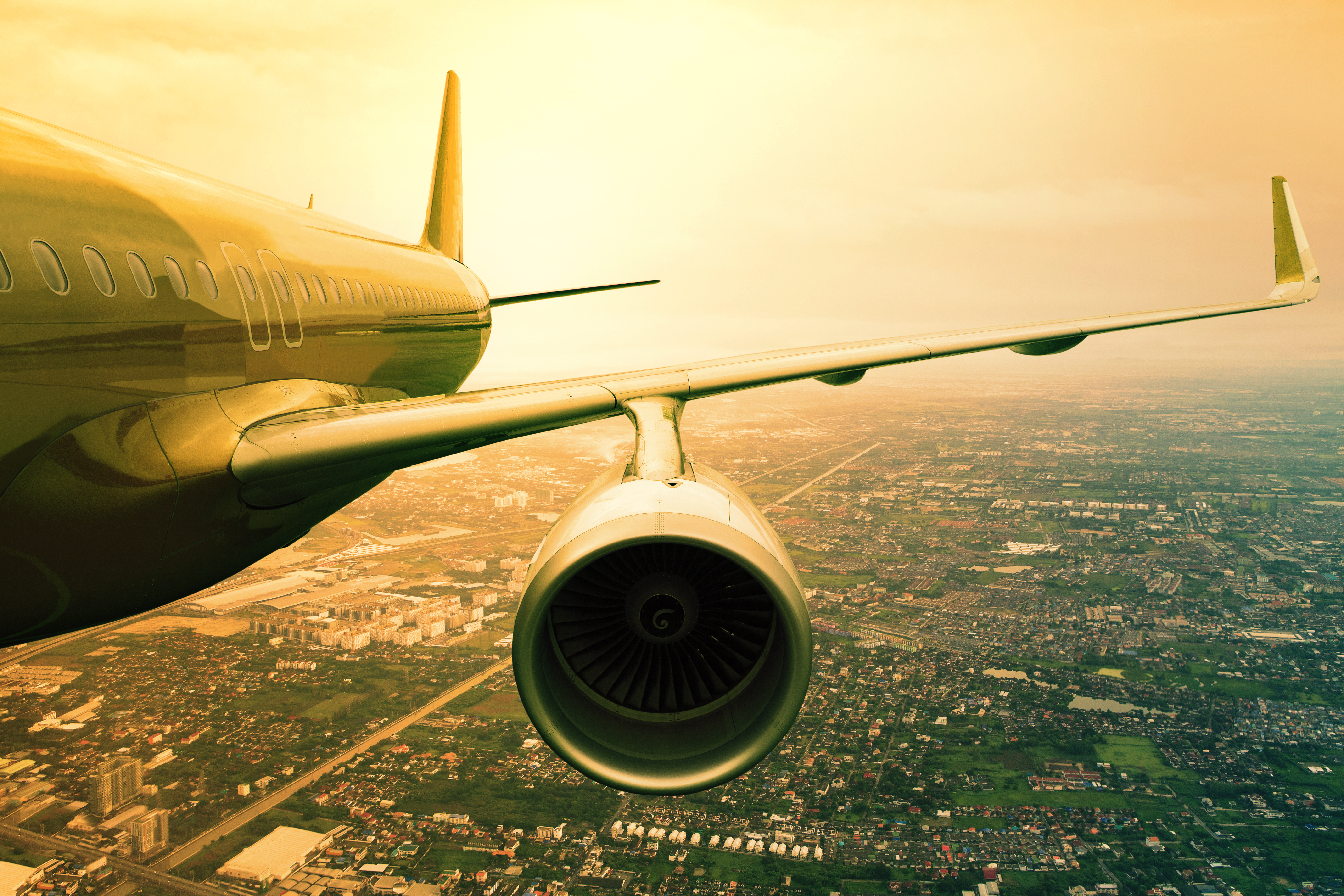 passenger jet plane flyin above cloud scape use for aircraft transportation and traveling business background