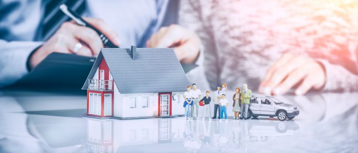 Insurance Home House Live Car Protection Protect People Concepts